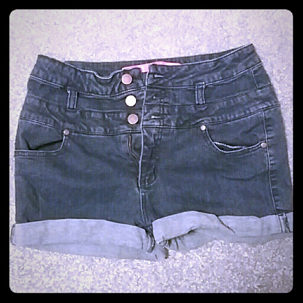 High waisted shorts